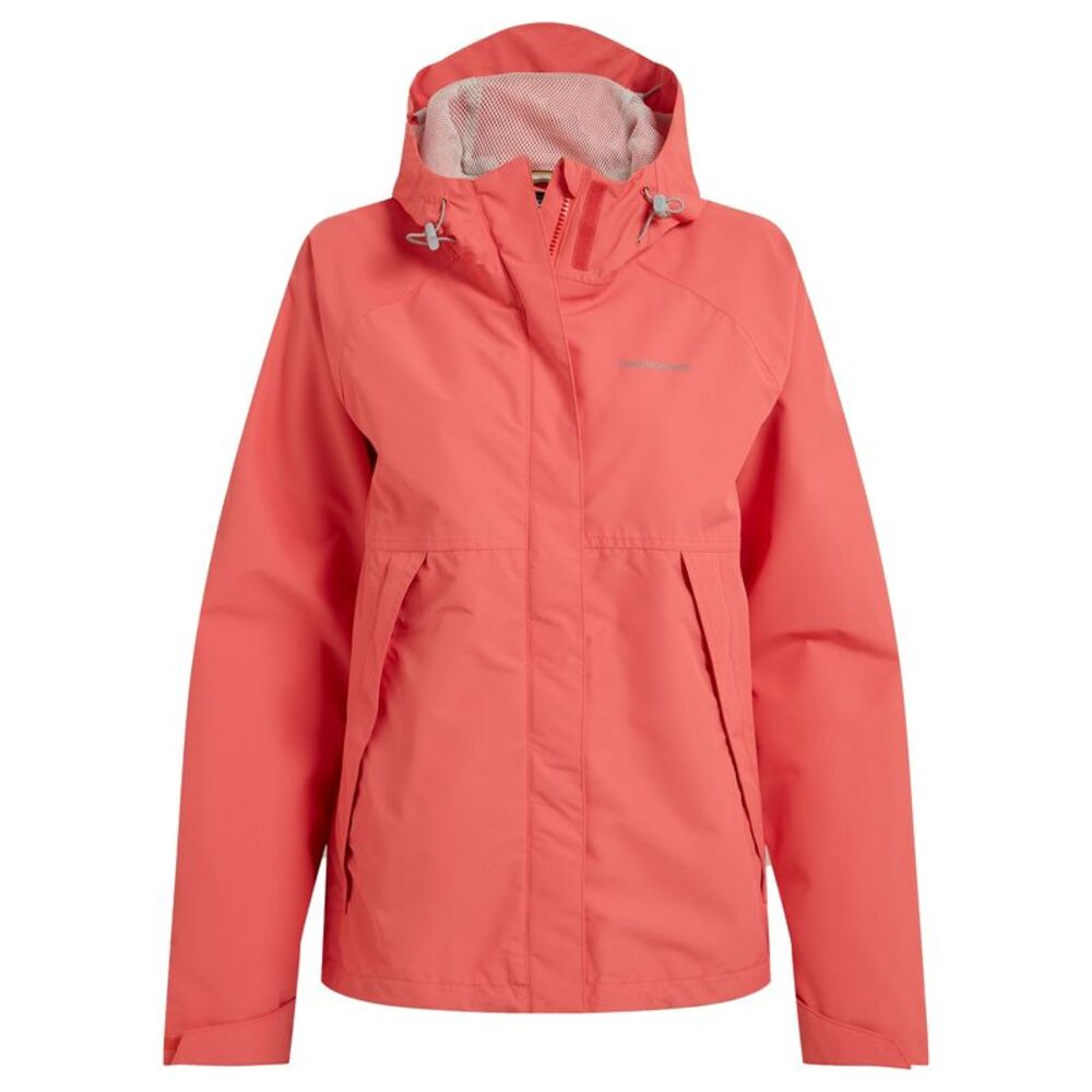 Craghoppers Womens/Ladies Ossus Waterproof Jacket / Deep Coral